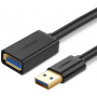 UGREEN USB 3.0 -jatkokaapeli 1,5 m musta