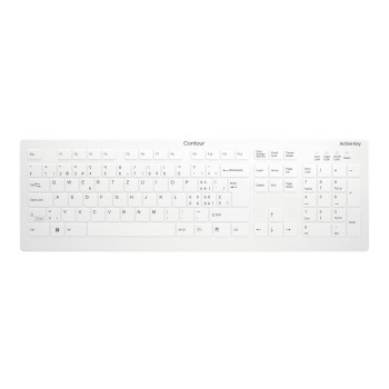CHERRY Active Key AK-C8112 langaton lääketieteellinen näppäimistö, Swiss QWERTZ, valkoinen