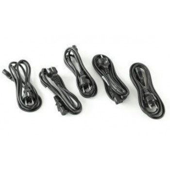 Zebra virtajohto BS 1363 - IEC C13, 240V, 1,8m, 5 kpl:n pakkaus