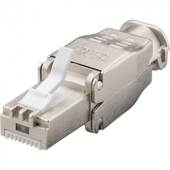 Techly 105872 RJ45 Cat6a 10G työkaluton modulaarinen liitin, STP