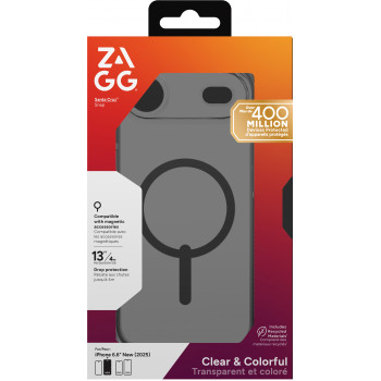 ZAGG Santa Cruz Snap -kotelo iPhone Air - keskiyönmusta