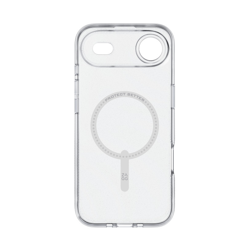 ZAGG Milan Snap kotelo Apple iPhone 13 Pro Max - läpinäkyvä glitterpyörteellä