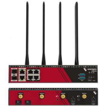 Opengear CM8008-C 8-porttinen RS232-konsolipalvelin kahdella Gigabit Ethernet/SFP-combo-liitännällä ja USB 3.0:lla