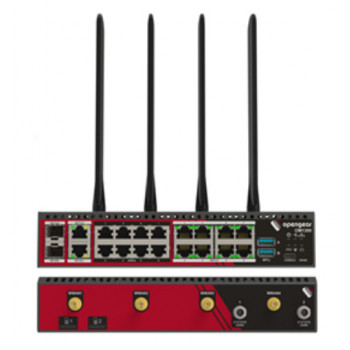Opengear OM1308-8E-C 8x RS-232-liitännällä (X1/X2 valittavissa) ja 8x 1GbE-kytkimellä