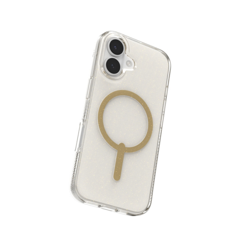 ZAGG Milan Snap -kotelo iPhone 17 – Glitter Gold