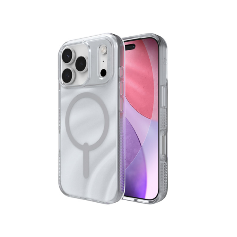 ZAGG Milan Snap -kotelo Apple iPhone 17 Pro - Glitter Swirl