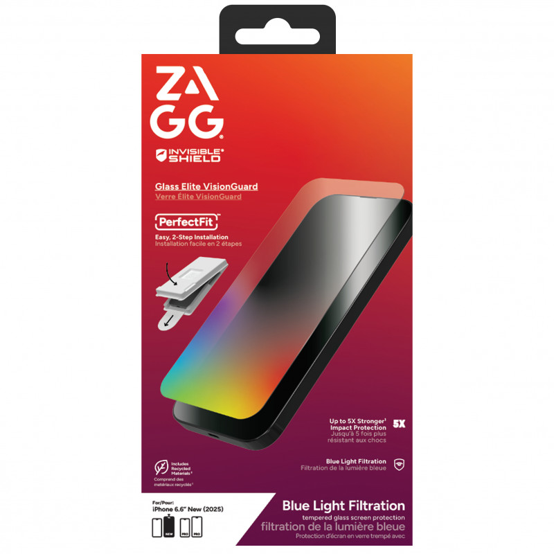 ZAGG Elite VisionGuard -näytönsuoja Apple iPhone Air -puhelimelle