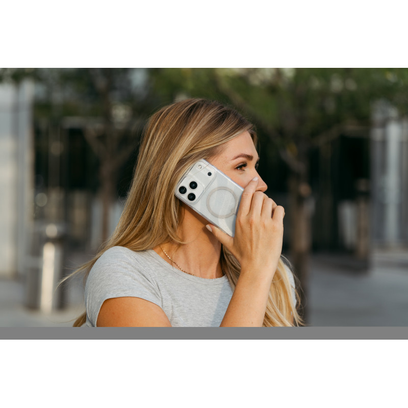 ZAGG Milan Snap -kotelo iPhone 17 Pro Max -laitteelle - kimaltava pyörre