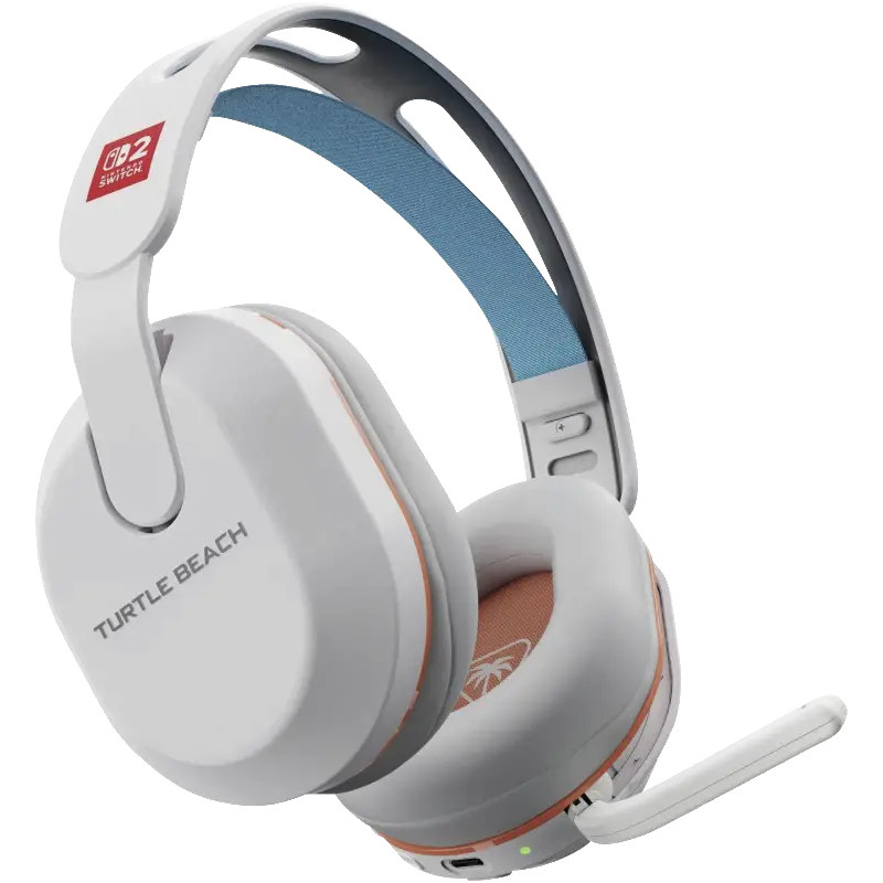 Turtle Beach Stealth 500 langaton kuulokemikrofoni Nintendo Switch 2:lle, valkoinen (TBS-8101-15)