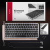 AXAGON HMC-KB-PT USB-C 5Gbps näppäimistö (PT) 9-in-1-keskitin