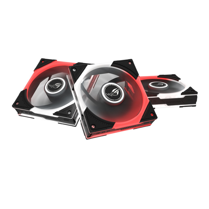 ASUS ROG Eurux GR120 ARGB 120mm kotelotuuletin 3-in-1-sarja musta