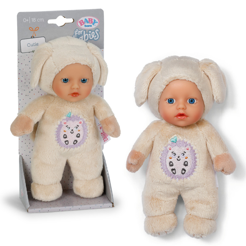 ZAPF CREATION Baby born for babies Cutie 3 Assorted 18 cm kangasnukke