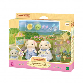 EPOCH Sylvanian Families - kukka- ja puutarhaleikkisarja hahmoilla