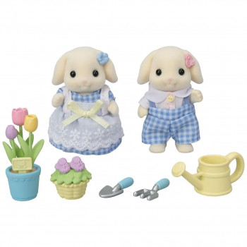 EPOCH Sylvanian Families - kukka- ja puutarhaleikkisarja hahmoilla