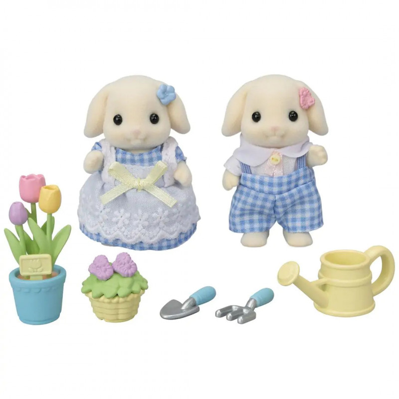 EPOCH Sylvanian Families - kukka- ja puutarhaleikkisarja hahmoilla