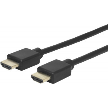 ESTUFF HDMI 1.4 High-Speed-kaapeli Ethernetillä 5 m 4K 3D ARC musta