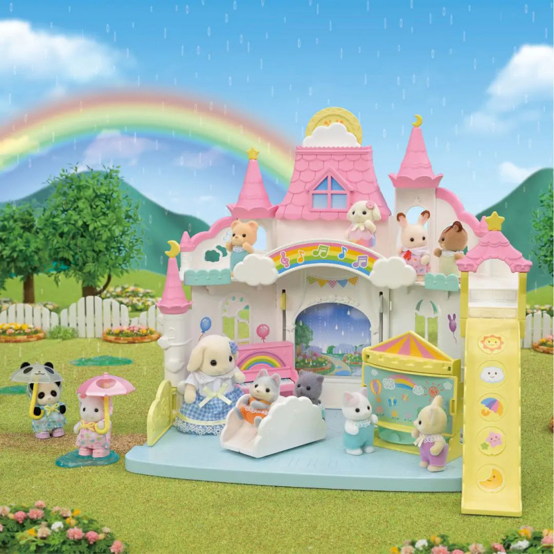 Sylvanian Families seikkailupäiväkoti aurinkolinna leikkisetti