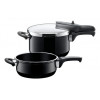 SILIT Silargan Sicomatic t-Plus painekattilasarja 4,5L + 3,0L, 22cm, musta