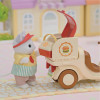 Sylvanian Families liikkuva hampurilaiskoju hahmolla