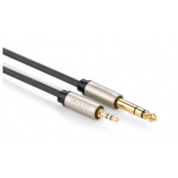 UGREEN 3,5 mm jakkiliitin 3,5 mm jakkiliittimeen TRS audiokaapeli 5 m harmaa (10630)