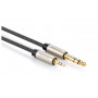 UGREEN 3,5 mm jakkiliitin 3,5 mm jakkiliittimeen TRS audiokaapeli 5 m harmaa (10630)