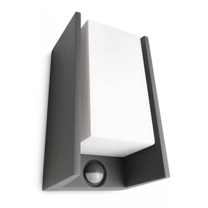Philips myGarden IR ES seinävalaisin Bridge 42W liiketunnistin antrasiitti