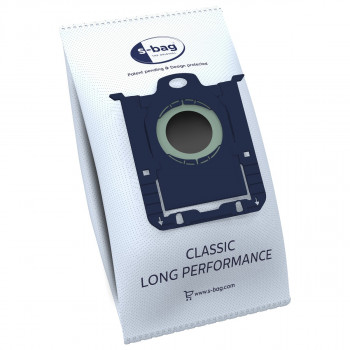 AEG GR201SM s-bag Classic Long Performance pölynimurin pussit, 8 kpl:n pakkaus, sininen/valkoinen, VX4-sarjaan 900 168 824