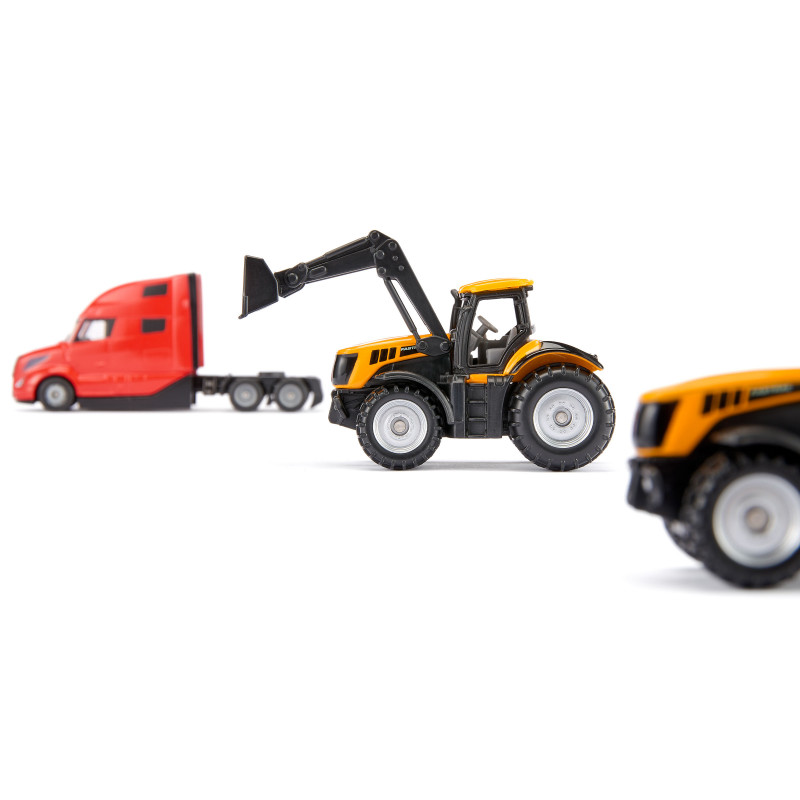 SIKU 1785 SUPER Volvo kuorma-auto ja JCB-traktorit