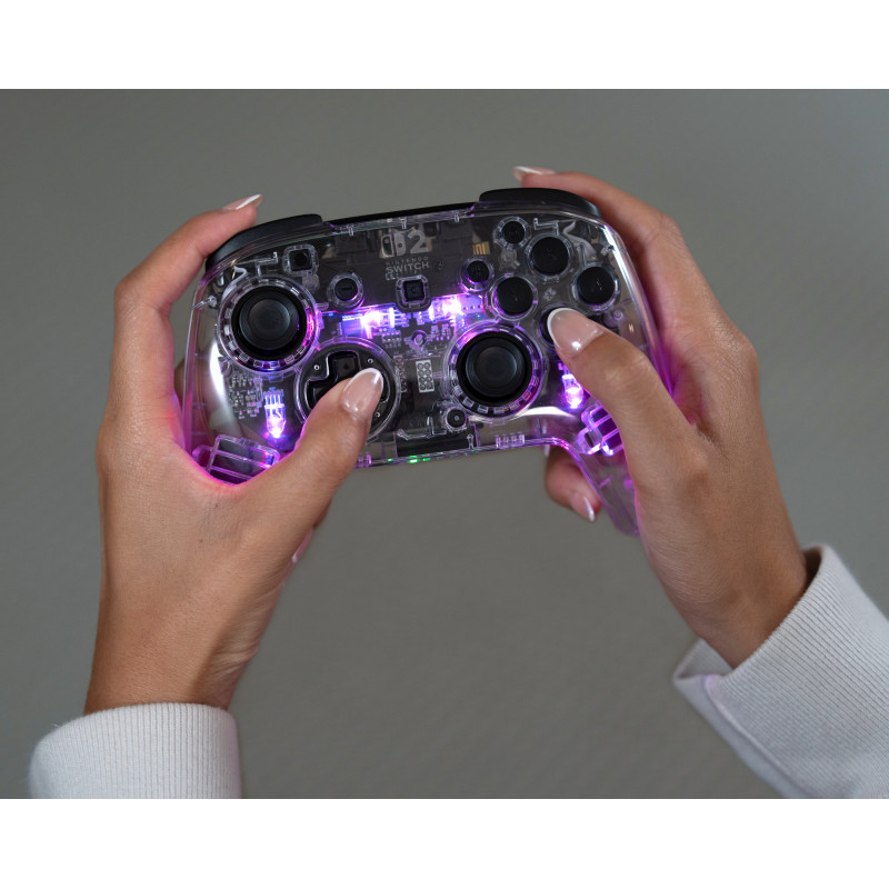 Turtle Beach Afterglow läpinäkyvä langaton RGB-peliohjain Nintendo Switch 2