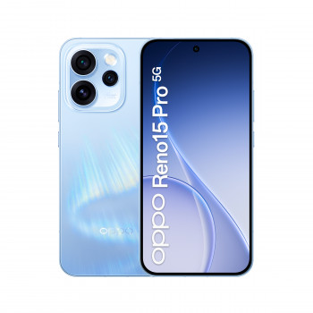 OPPO Reno15 Pro 5G 12/512GB CPH2813 Aurora Blue älypuhelin