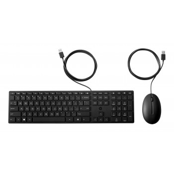 HP Desktop 320MK langallinen näppäimistö- ja hiirisarja, venäläinen asettelu, musta 9SR36AA#ACB