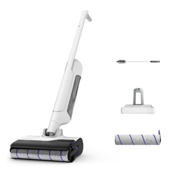 Rowenta GZ7540 X-Clean 10 johdoton märkä- ja kuivaimuri, 60 min käyttöaika, itsepuhdistus ja itsekuivaus, LED-näyttö, 3 tilaa, 0,9L puhtaan veden säiliö