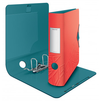 LEITZ Active Urban Chic arkistokansio A4 82 mm vaaleanpunainen polyfoam duo-ilme pyöreä selkä (1116-00-20)
