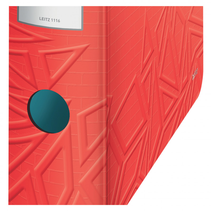 LEITZ Active Urban Chic arkistokansio A4 82 mm vaaleanpunainen polyfoam duo-ilme pyöreä selkä (1116-00-20)