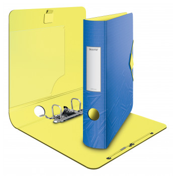 LEITZ Active Urban Chic arkistokansio 65 mm Stratos harmaa A4 polyfoam pyöreä selkä duo-ilme sormireiällä (1117-00-32)