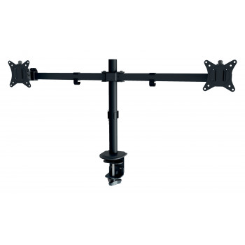 LEITZ Ergo Slim Dual näyttöteline, pöytäkiinnike, musta 61640095