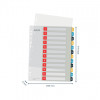 Leitz Cosy A4 painettu rekisterisarja, 1-12, PP, monivärinen 12480000