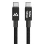 Black Rock USB-C - USB-C-kaapeli 240W 10Gbps 1,2 m musta 00201766