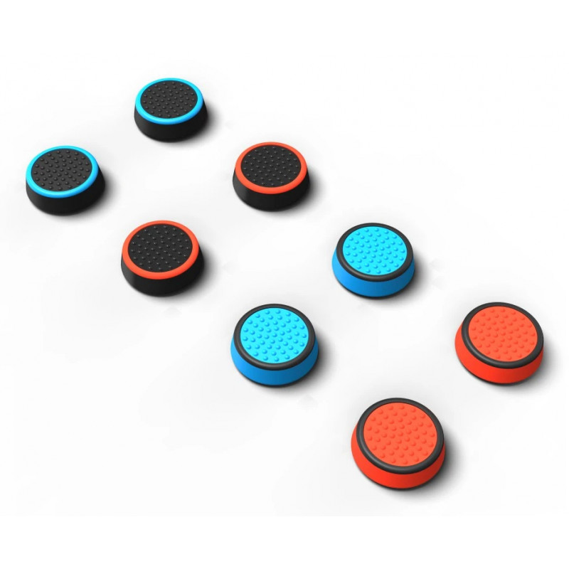 uRage Control Stick Caps Set Colors 8in1 Nintendo Switch 2 -ohjaimeen, monivärinen (00115537)