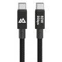Black Rock USB-C - USB-C -kaapeli 60W 5Gbps 1,2m musta 00201764