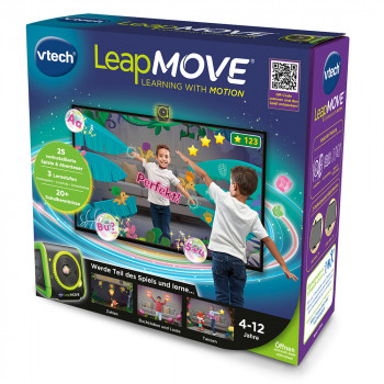 VTech LeapMOVE kuntotracker lapsille peleillä ja haasteilla, väri-LCD, roiskevesitiivis, ladattava, sininen/vihreä 80-618704