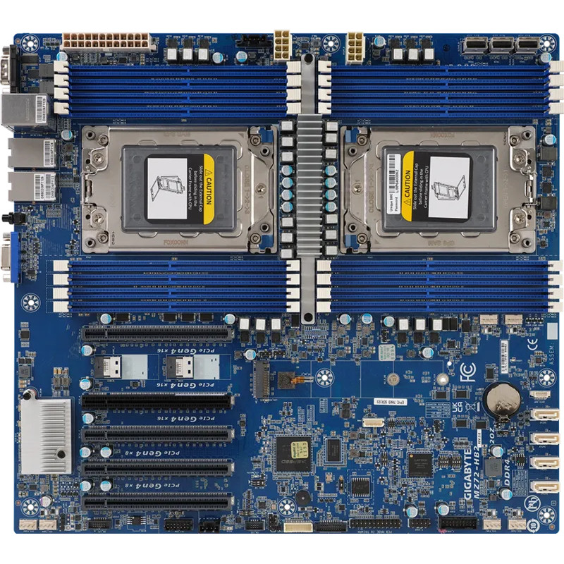 GIGABYTE MZ72-HB2 (Rev. 3) AMD EPYC E-ATX -palvelinemolevy 9MZ72HB2NR-00-3
