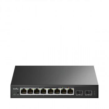 Cudy GS108ES2 8-porttinen Gigabit Ethernet -kytkin ja 2 SFP-uplink-porttia
