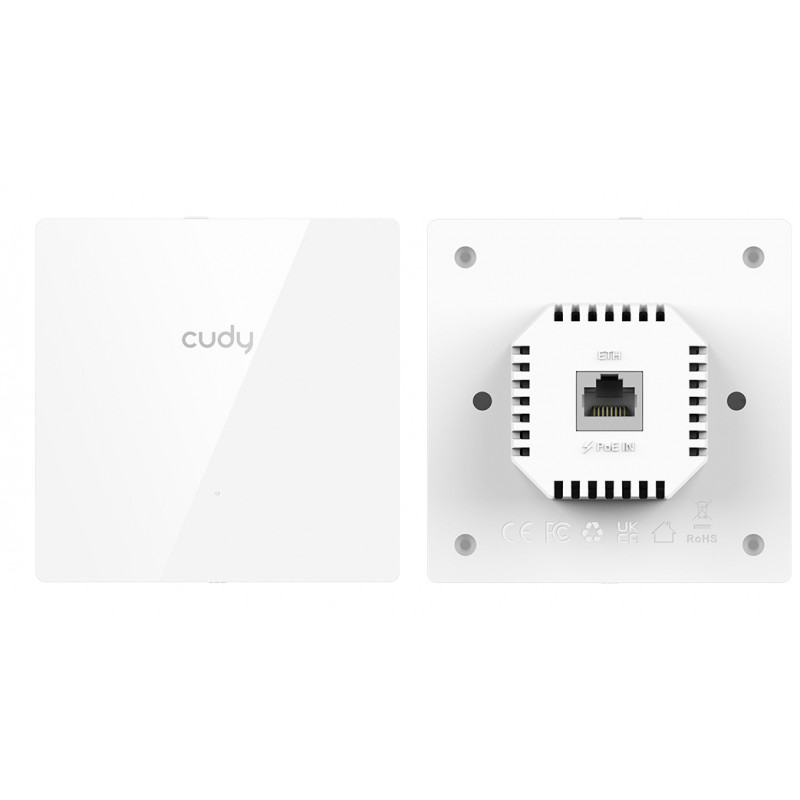 Cudy AC1200 Dual-Band seinäpaneelitukiasema AP1300E WALL