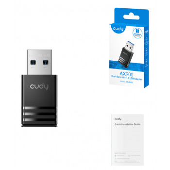 Cudy USB WLAN -adapteri AX900 - 600 Mbit/s (WU900)
