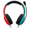 PDP Gaming LVL40 langallinen stereo-pelikuuloke Nintendo Switchille, sininen/punainen