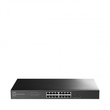Cudy GS1016ES2 16-porttinen Gigabit Ethernet -kytkin, 2 SFP uplink