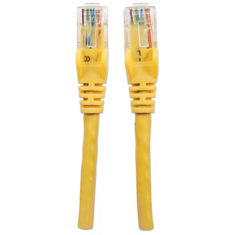 Intellinet Cat6 UTP -verkkokaapeli, 2 x RJ-45, valettu, 7,5 m, keltainen (342391)
