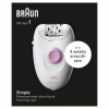 Braun Silk-épil 1 SE1-000 epilaattori (valkoinen/pinkki) 7500435224949