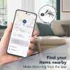 Cellularline Tracy Tag Bluetooth-seurantalaite Androidille, valkoinen 61290